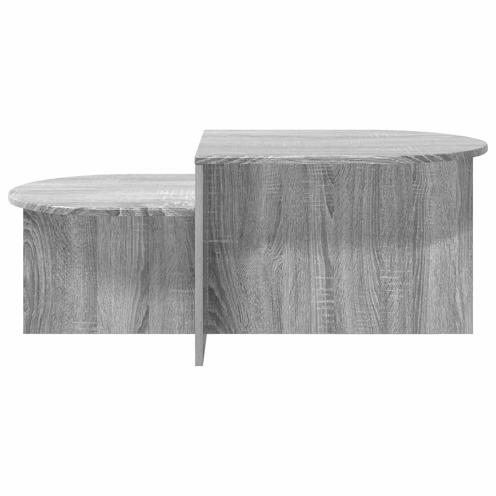 Kava Stol Siva sonoma 100 x 50 x 40 cm Konstruirano drvo