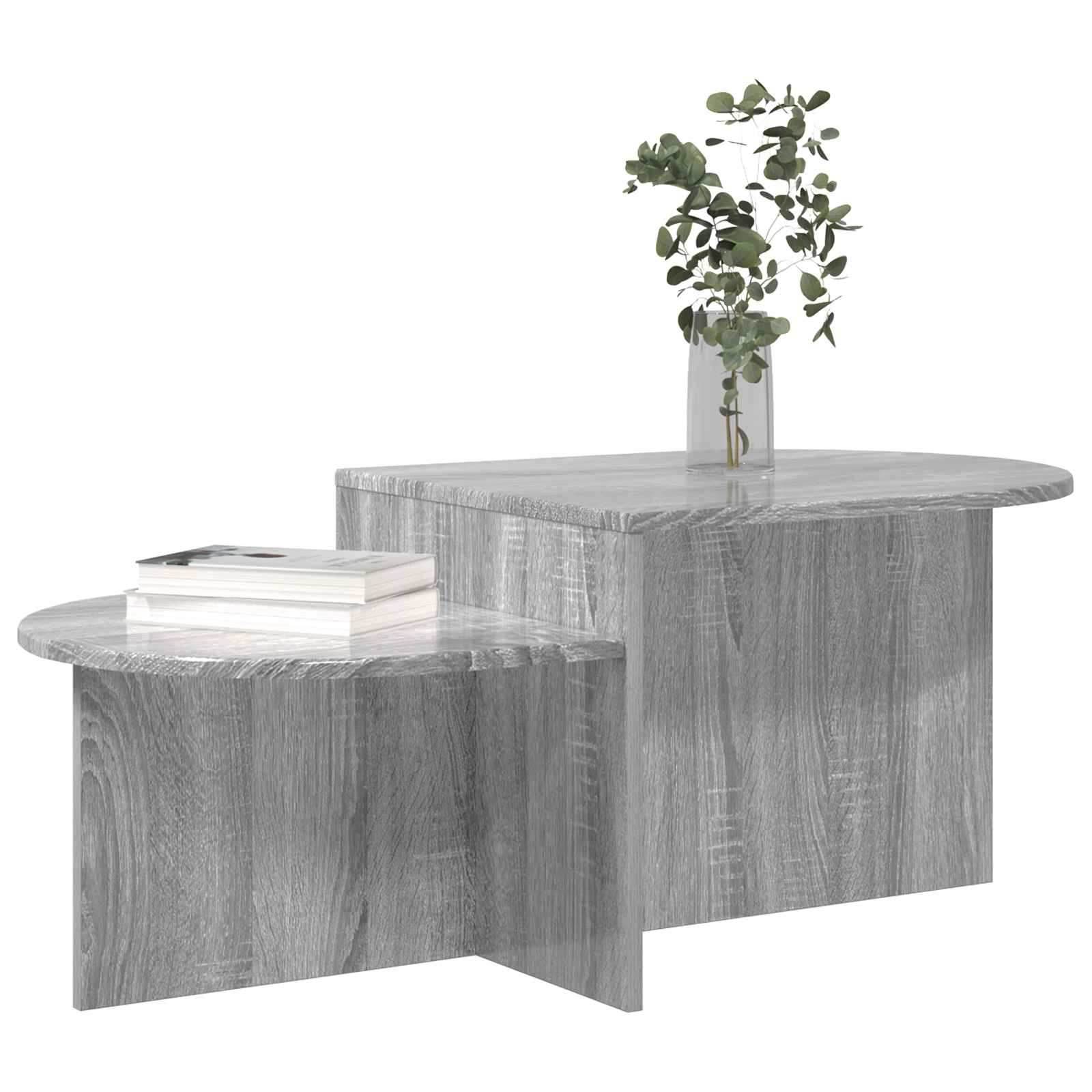 Kava Stol Siva sonoma 100 x 50 x 40 cm Konstruirano drvo