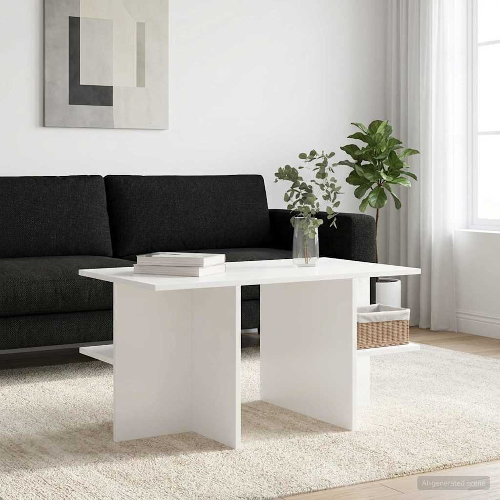 Kava Stol Bijela 87 x 50 x 45 cm Konstrukcijsko drvo