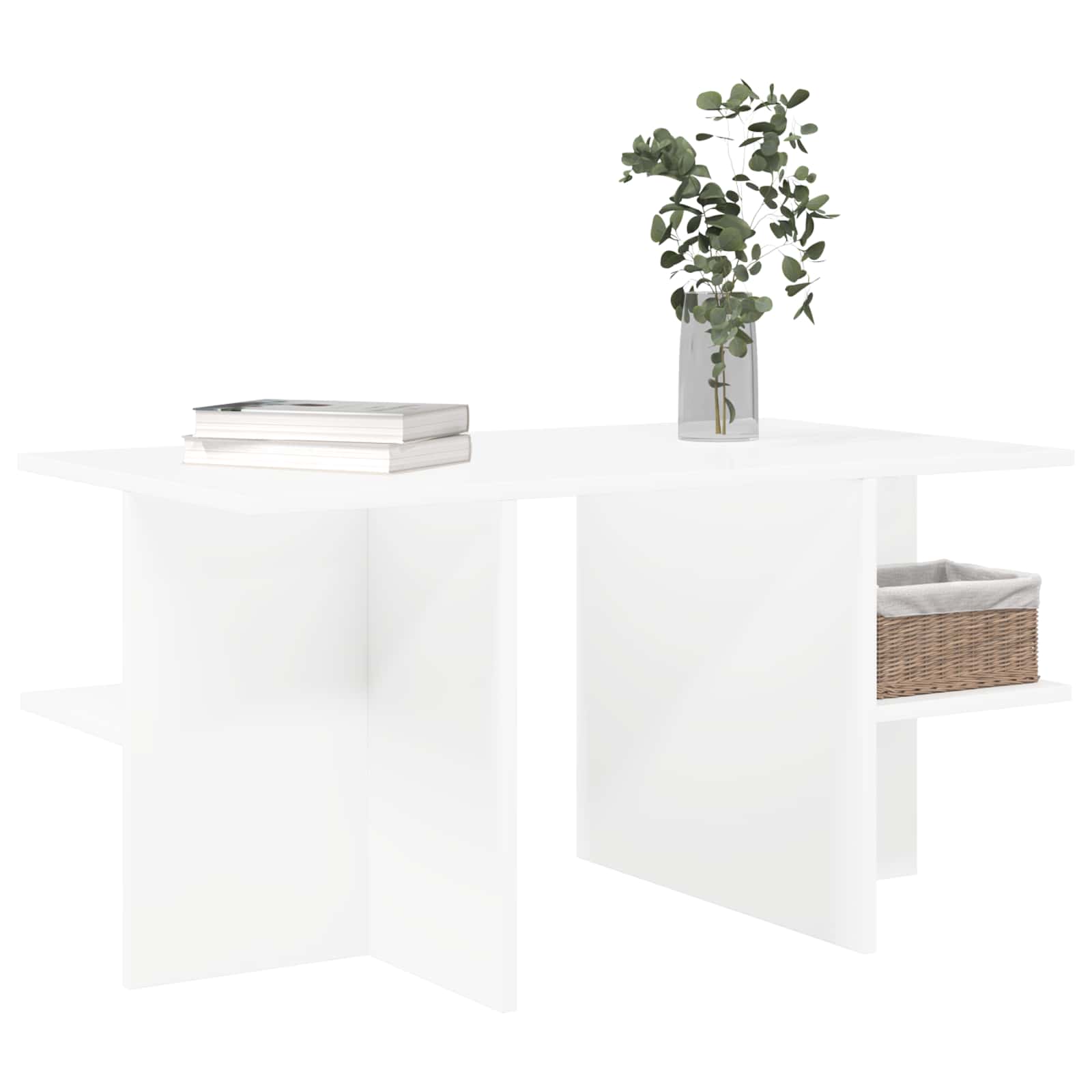 Kava Stol Bijela 87 x 50 x 45 cm Konstrukcijsko drvo