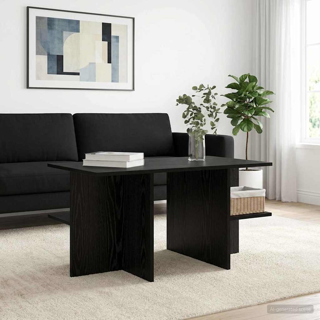 Kava Stol Crni hrast 87 x 50 x 45 cm Konstrukcijsko drvo