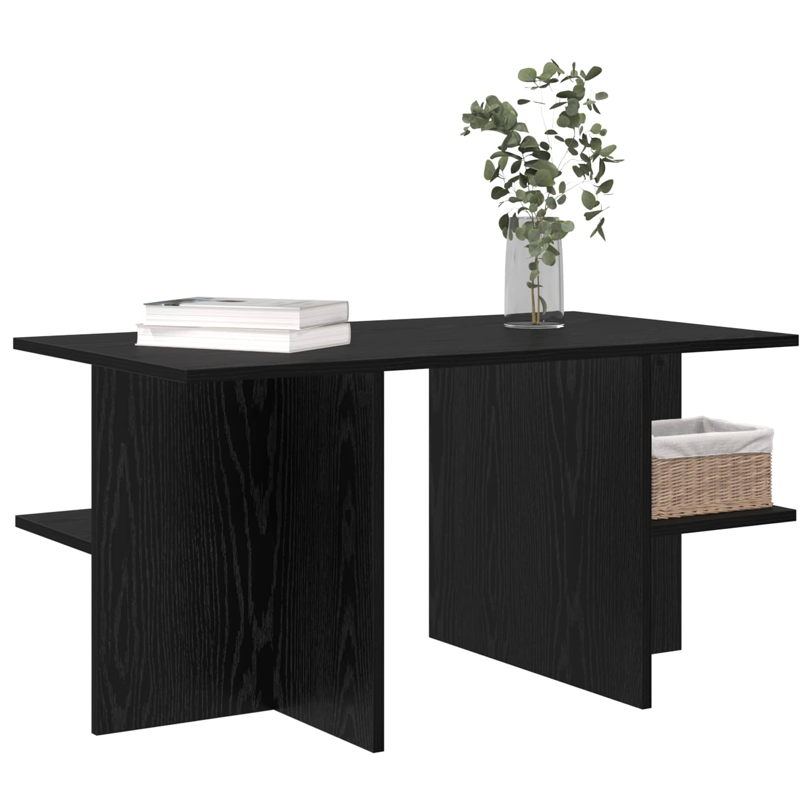 Kava Stol Crni hrast 87 x 50 x 45 cm Konstrukcijsko drvo