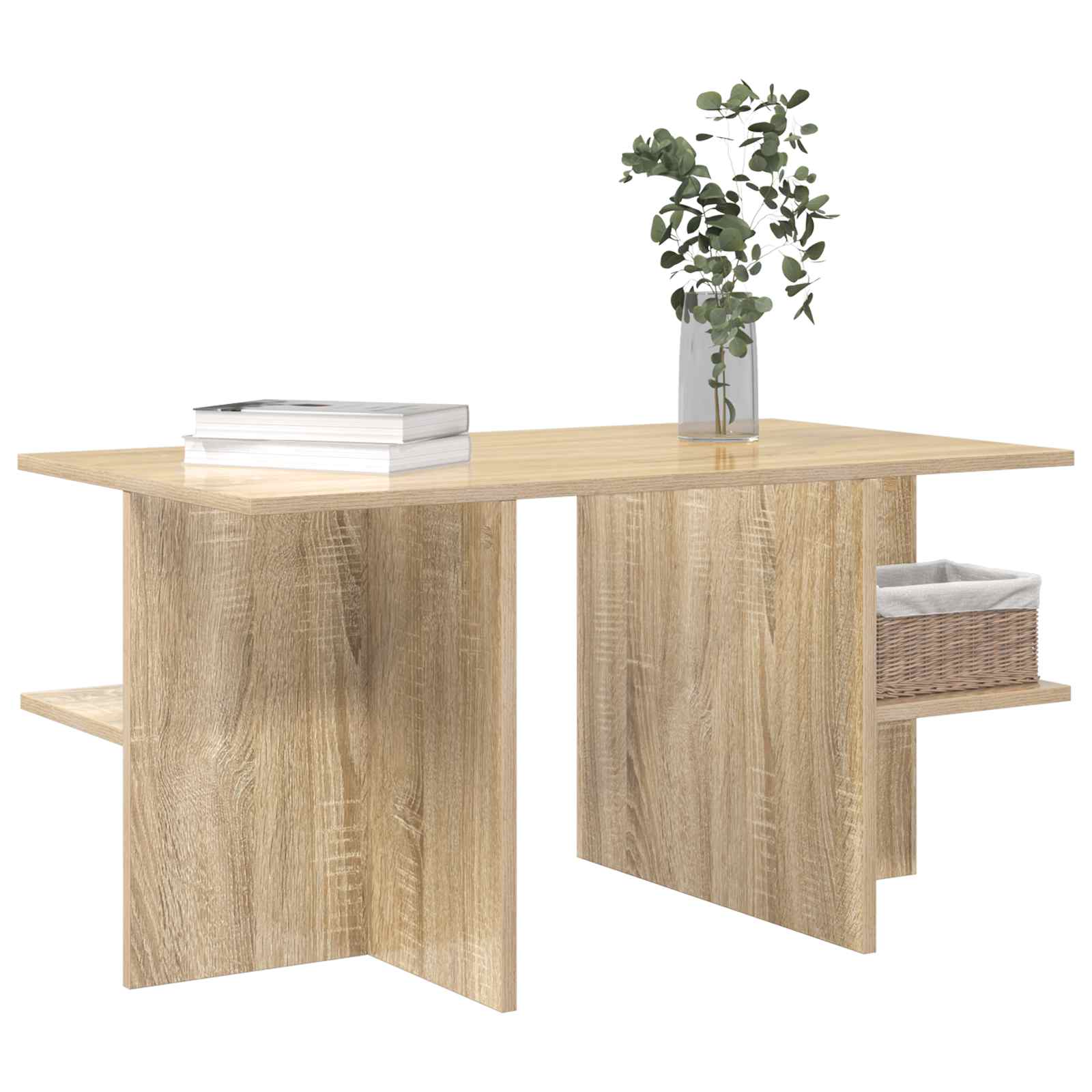 Kava Stol Hrast sonoma 87 x 50 x 45 cm Konstrukcijsko drvo