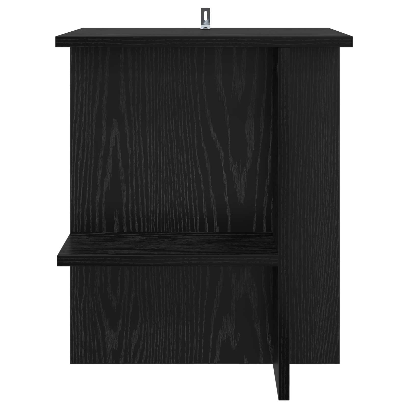Kava Stol 2 pcs Crni hrast 40 x 30 x 49 cm Konstruirano drvo