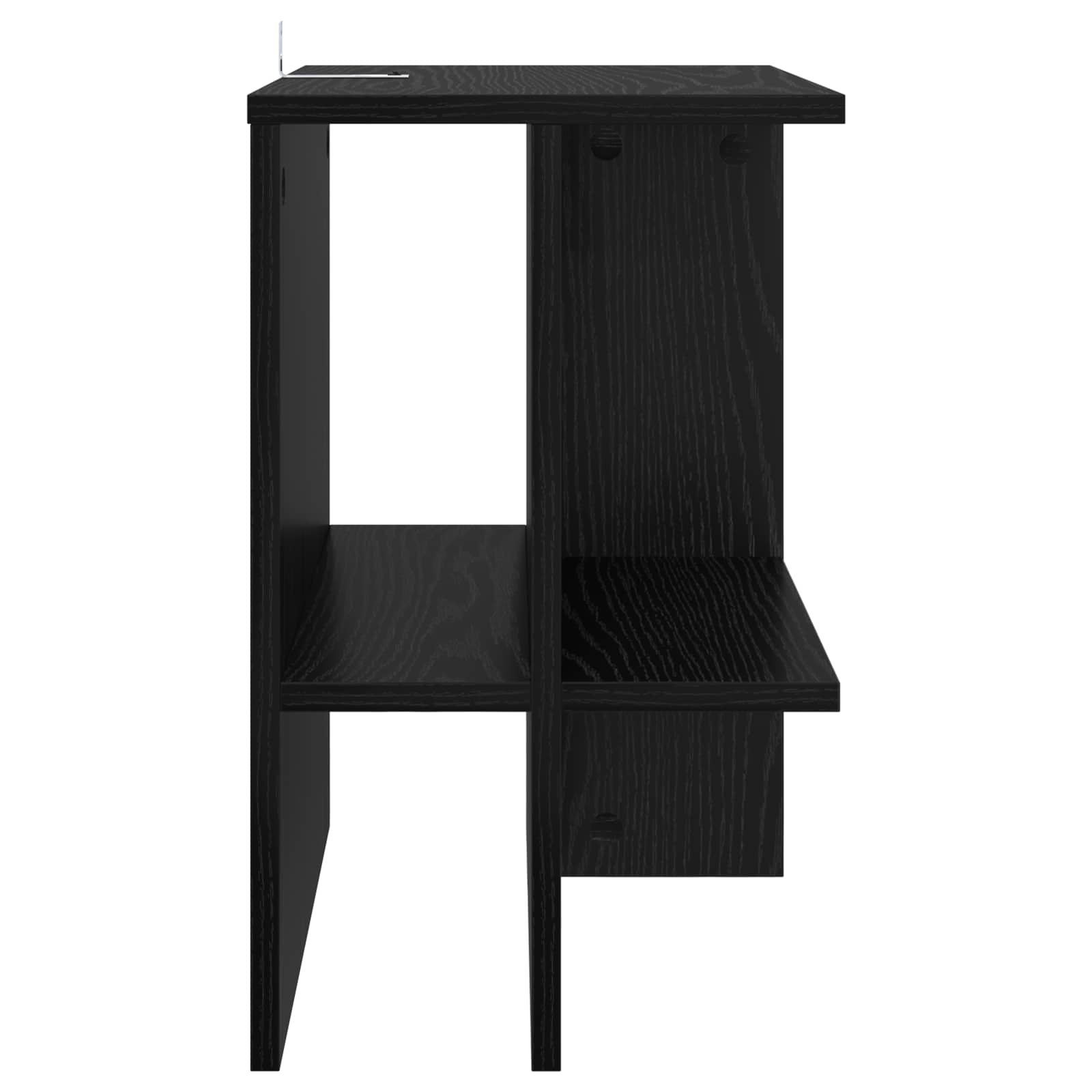 Kava Stol 2 pcs Crni hrast 40 x 30 x 49 cm Konstruirano drvo