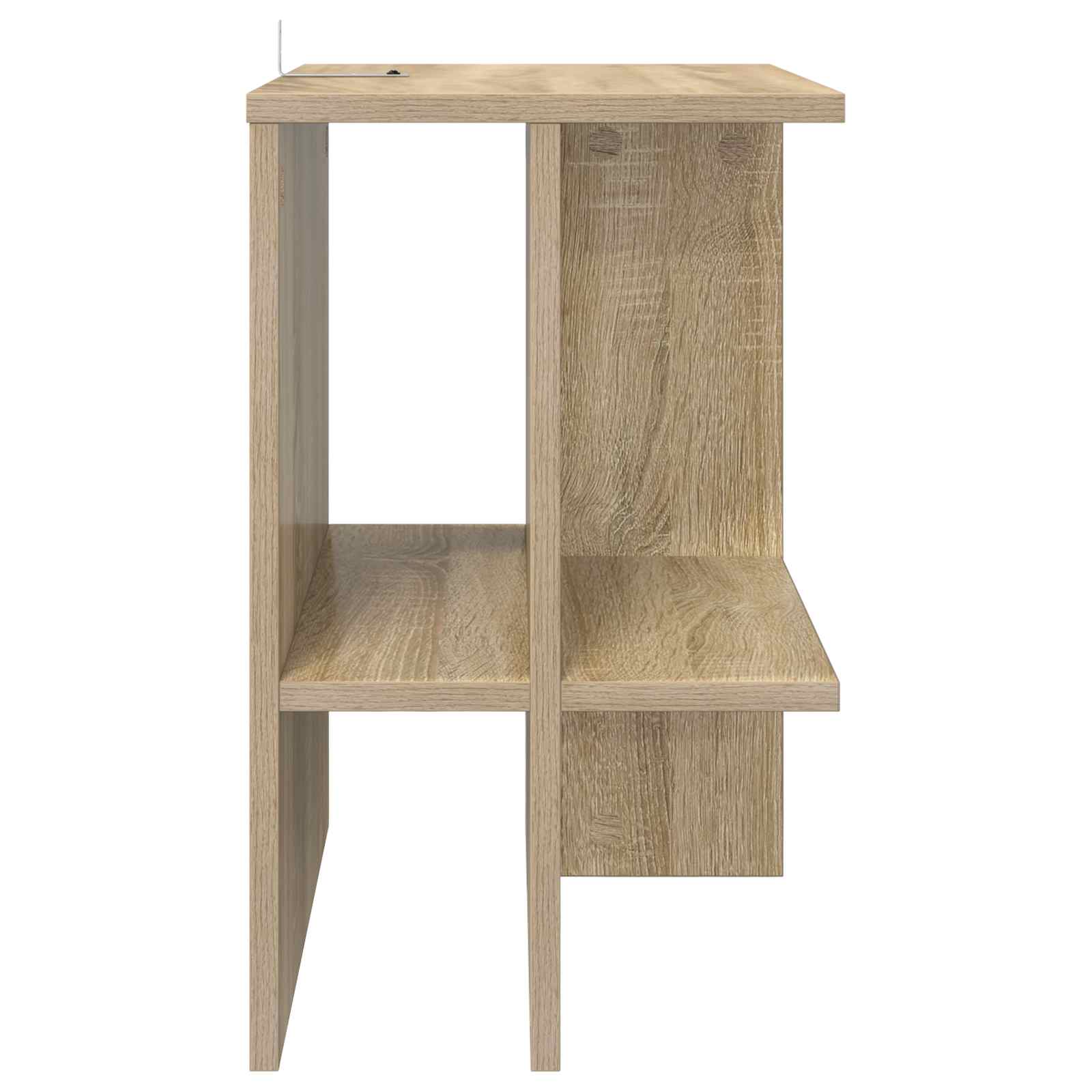 Kava Stol 2 pcs Hrast sonoma 40 x 30 x 49 cm Konstruirano drvo