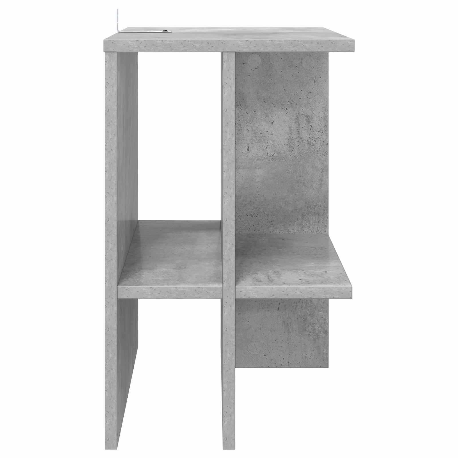 Kava Stol 2 pcs Betonska siva 40 x 30 x 49 cm Konstruirano drvo