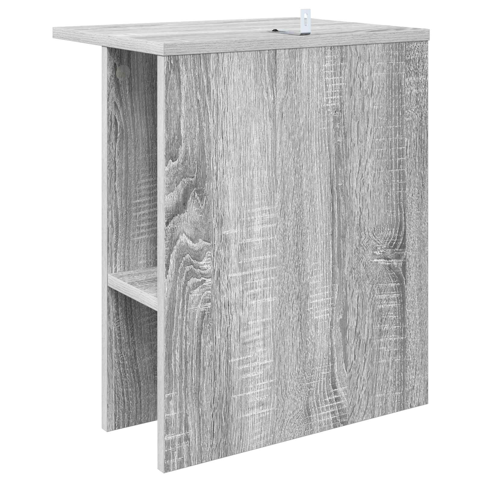 Kava Stol 2 pcs Siva sonoma 40 x 30 x 49 cm Konstruirano drvo
