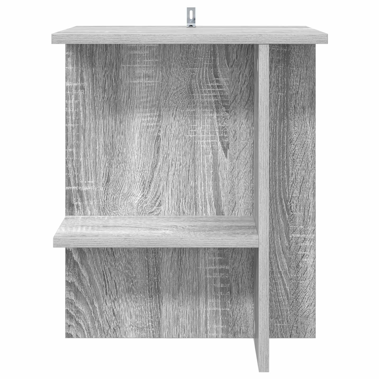 Kava Stol 2 pcs Siva sonoma 40 x 30 x 49 cm Konstruirano drvo