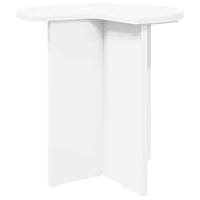 Bocni stol s pohranom Bijela Ø 39 x 38 cm Konstruirano drvo