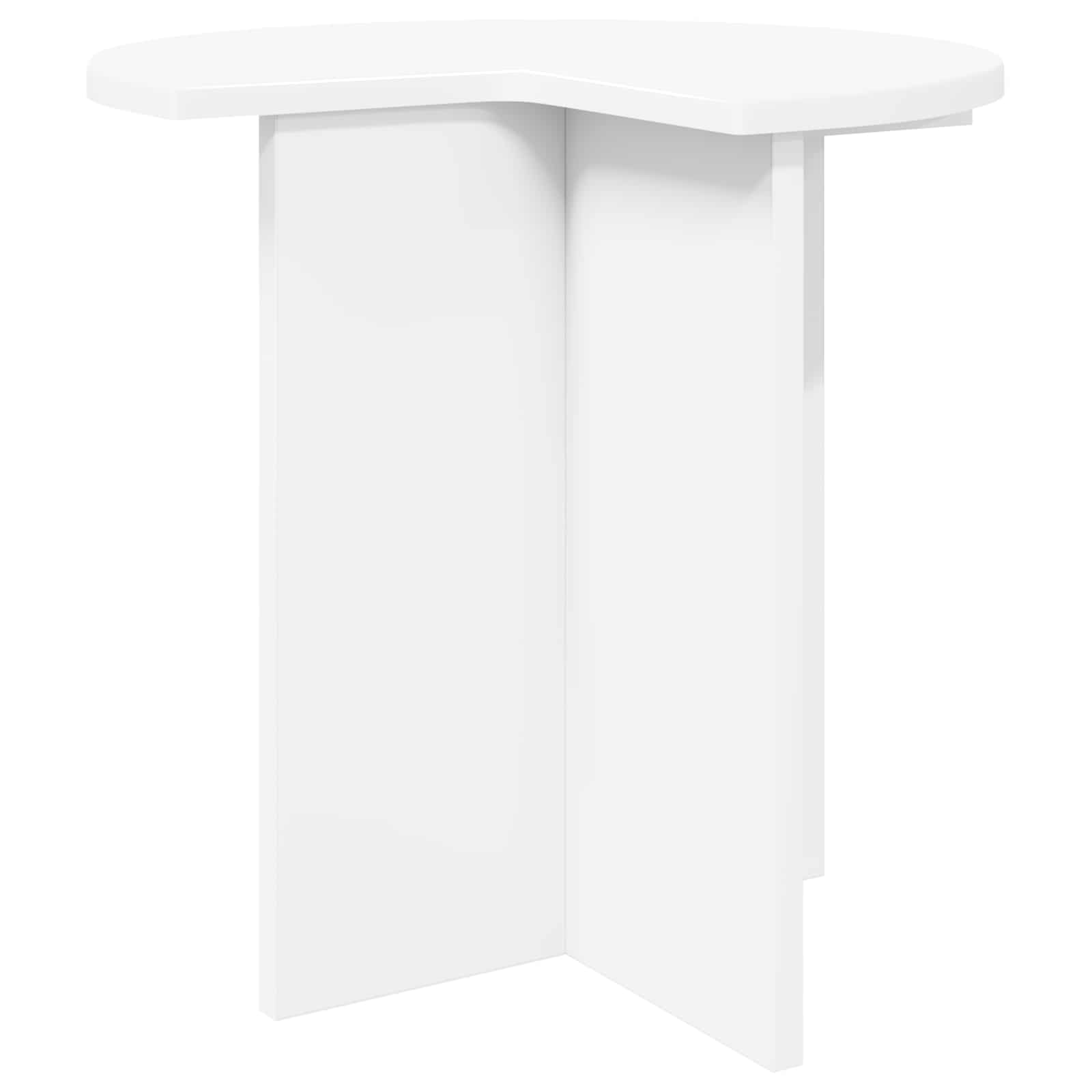 Bocni stol 2 pcs Bijela Ø 39 x 38 cm Konstruirano drvo