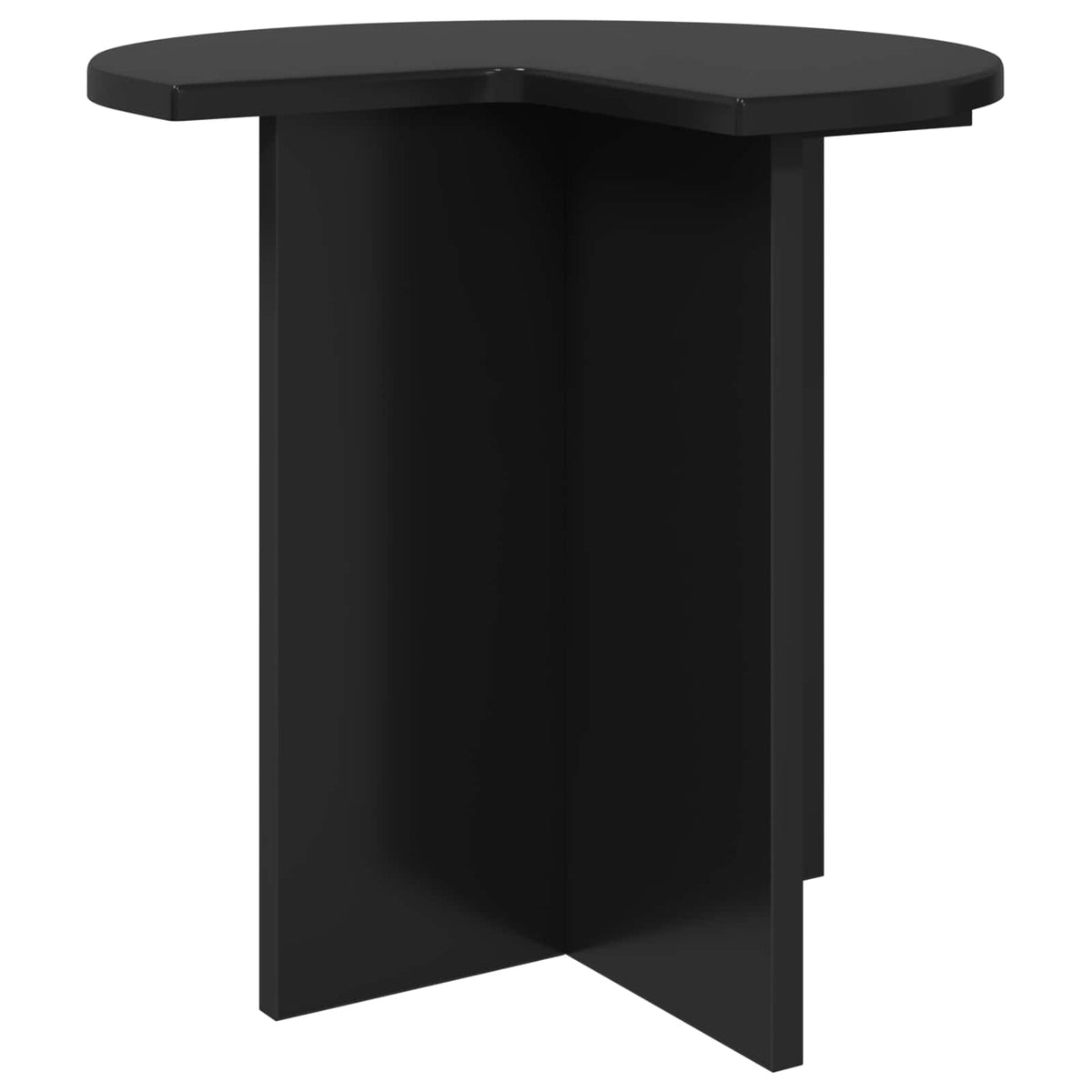 Bocni stol 2 pcs Crni hrast Ø 39 x 38 cm Konstruirano drvo