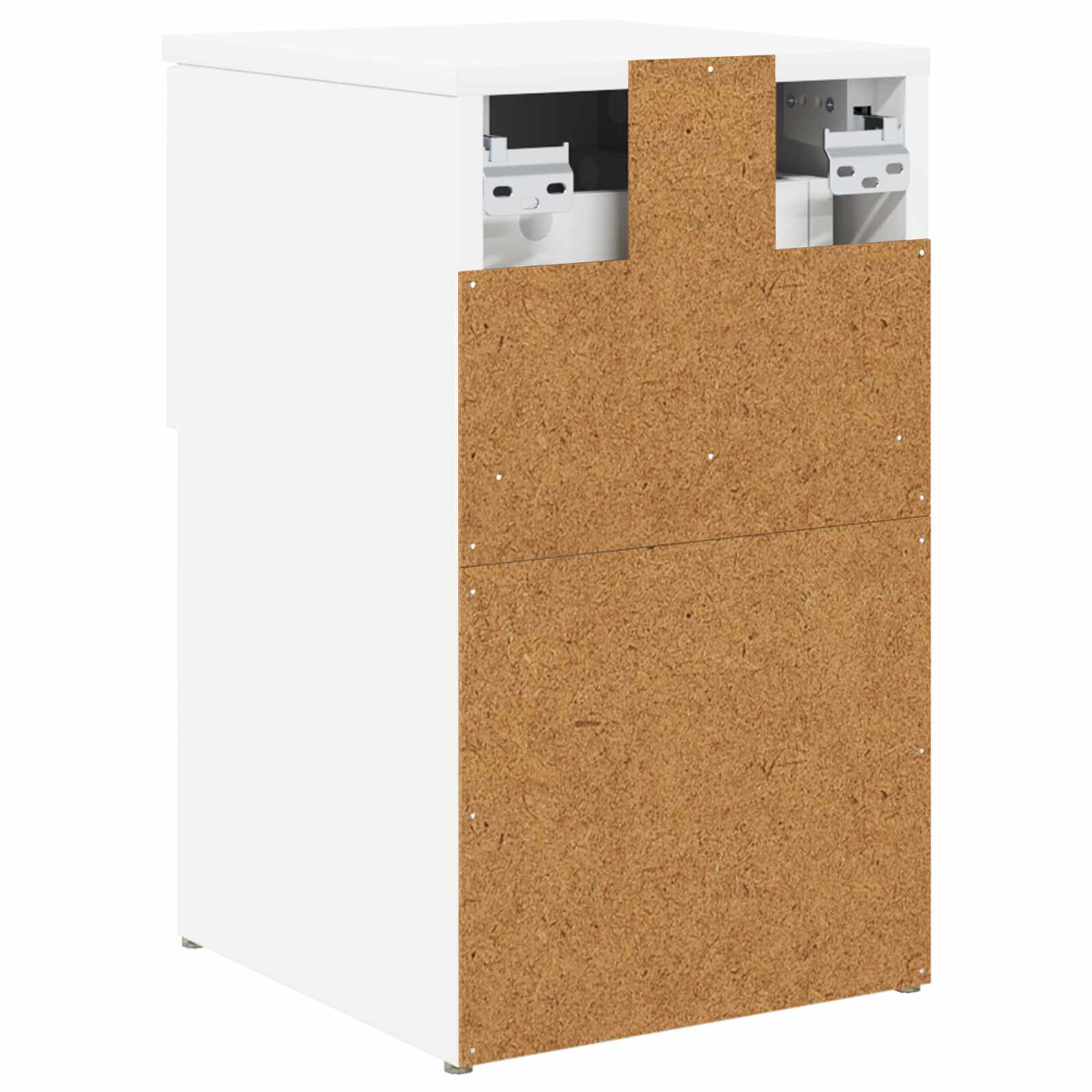 Ormarić za krevet 2 pcs Bijela 29 x 31,5 x 49 cm