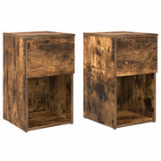 Ormarić za krevet 2 pcs Dimljeni hrast 29 x 31,5 x 49 cm