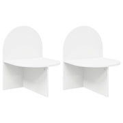 Noćni ormarić 2 pcs Bijela 48 x 49 x 65 cm Konstrukcijsko drvo