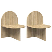 Noćni ormarić 2 pcs Hrast sonoma 48 x 49 x 65 cm