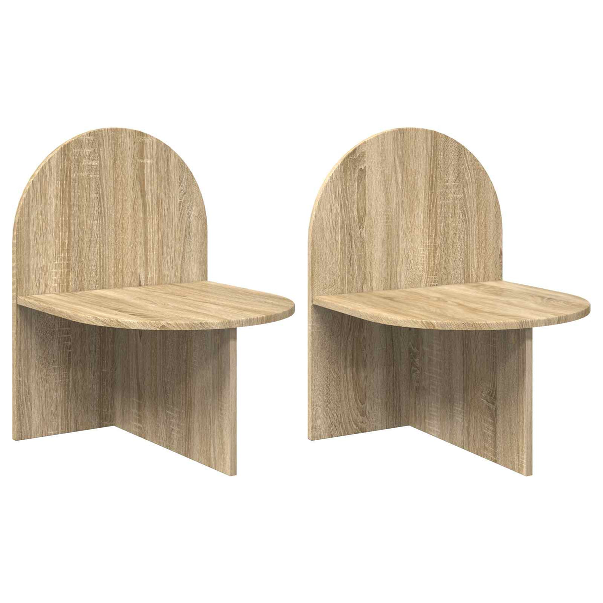 Noćni ormarić 2 pcs Hrast sonoma 48 x 49 x 65 cm