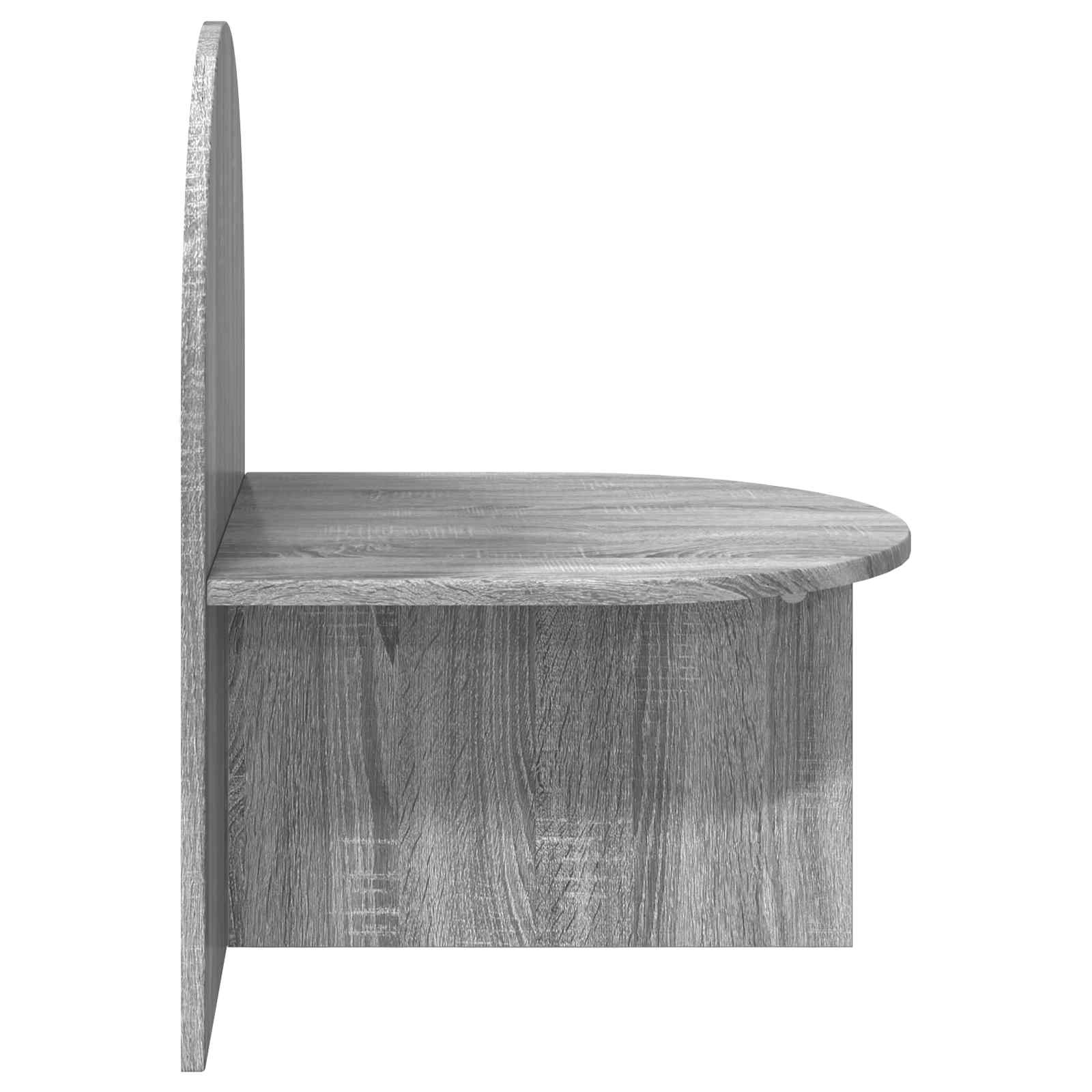 Noćni ormarić 2 pcs Siva sonoma 48 x 49 x 65 cm