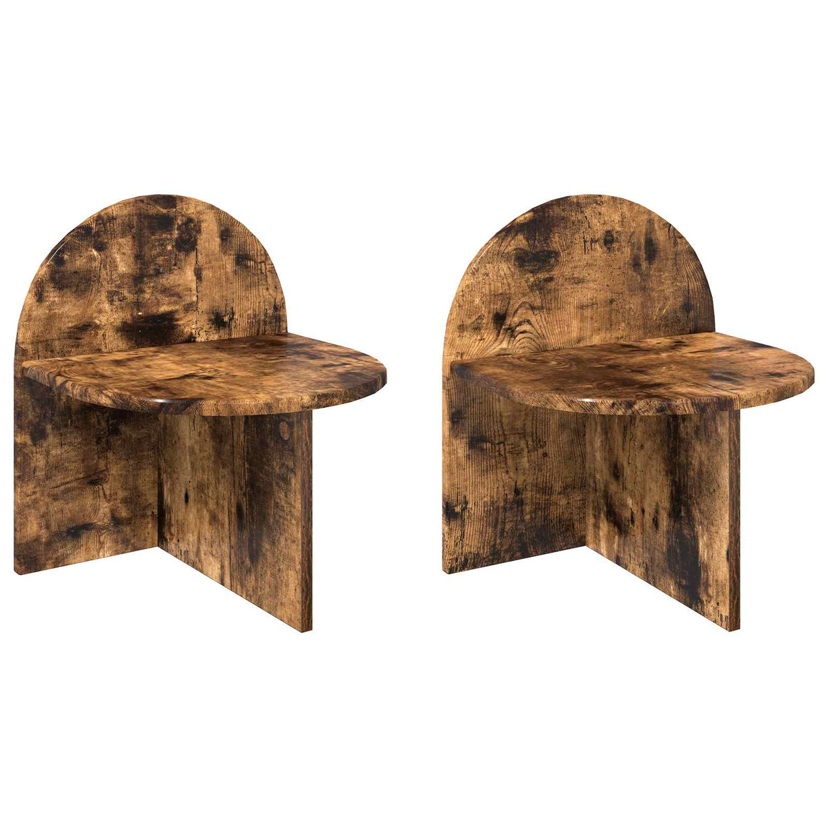 Noćni ormarić 2 pcs Dimljeni hrast 40 x 35,5 x 45,5 cm