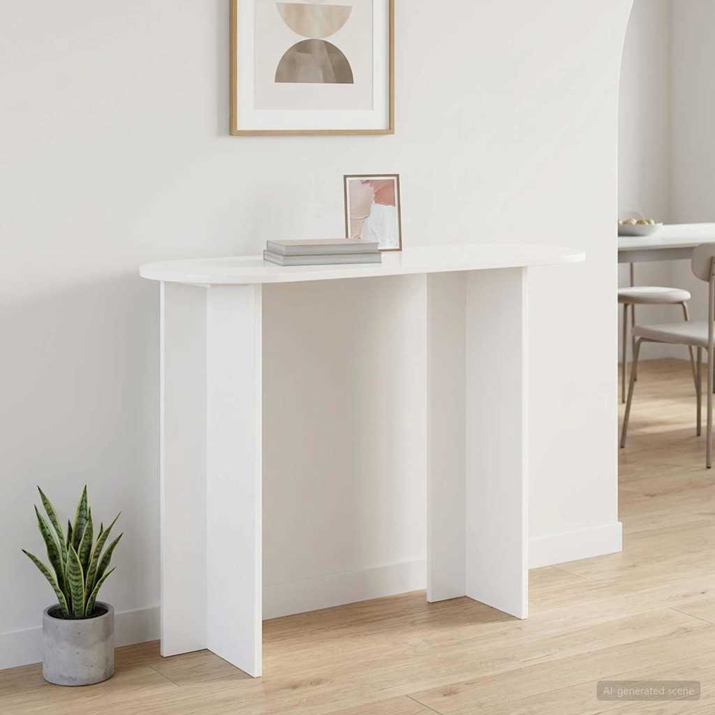 Konzolna stolica Bijela 100 x 39,5 x 75 cm Konstruirano drvo