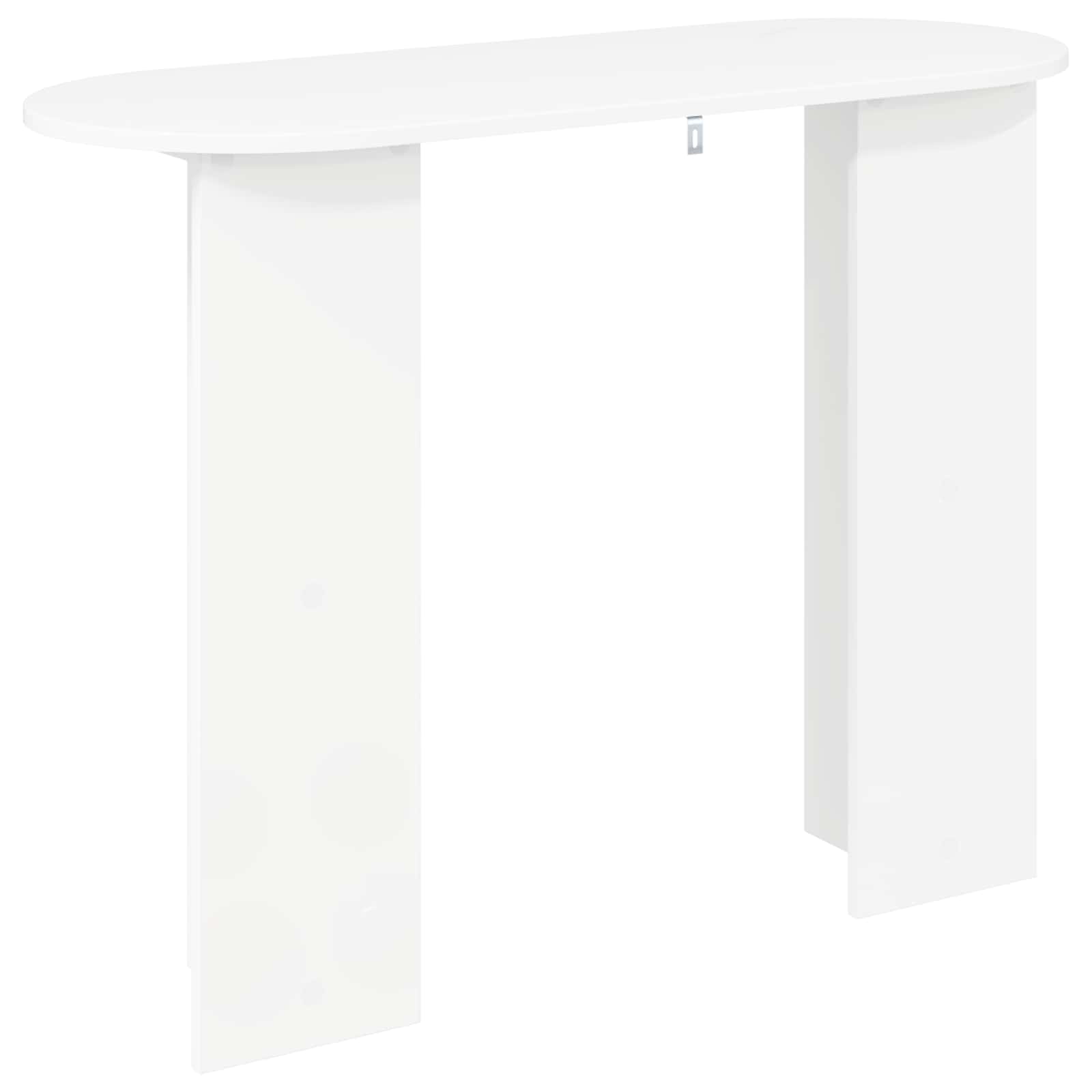 Konzolna stolica Bijela 100 x 39,5 x 75 cm Konstruirano drvo