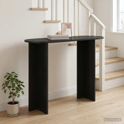 Konzolna stolica s pohranom Crni hrast 100 x 39,5 x 75 cm