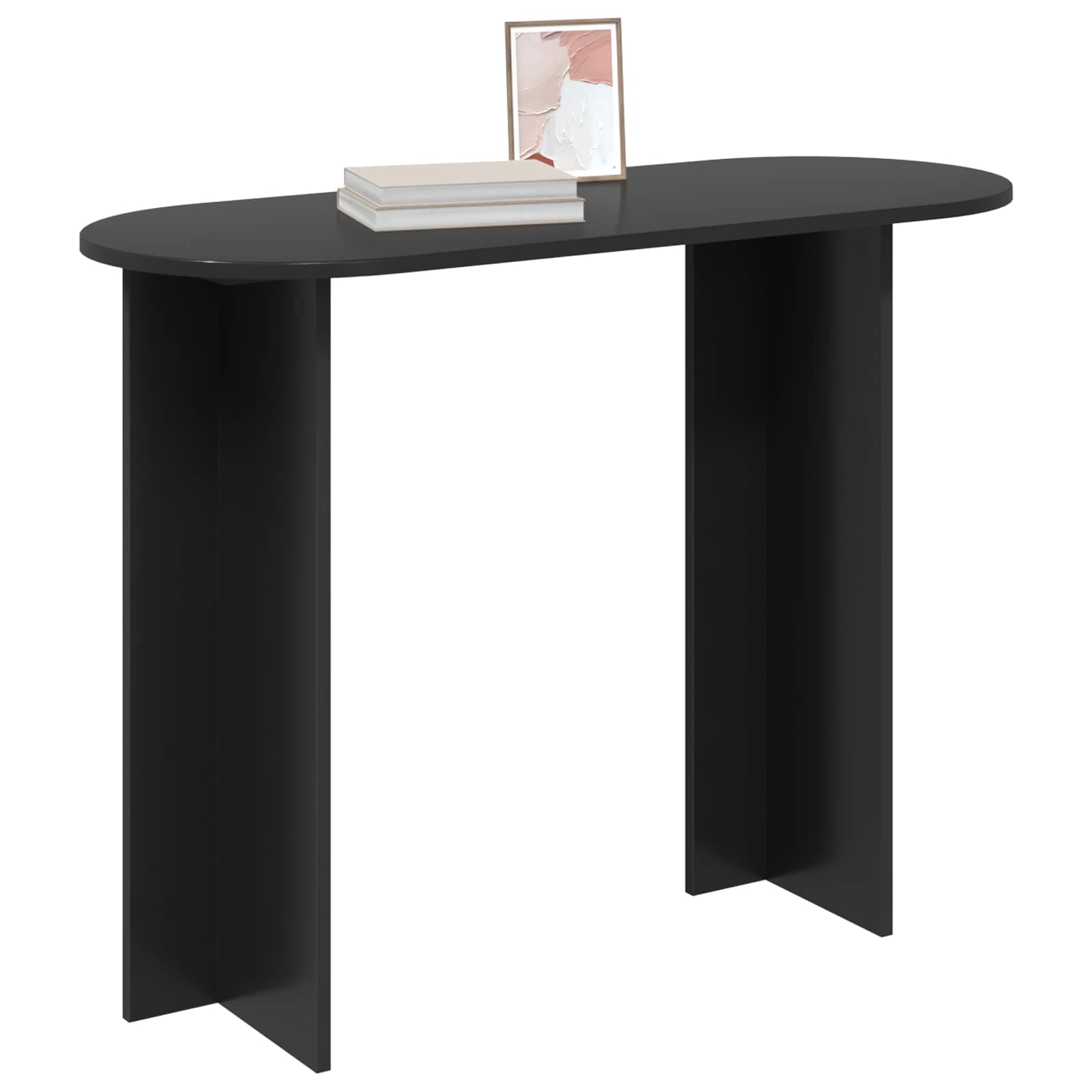 Konzolna stolica s pohranom Crni hrast 100 x 39,5 x 75 cm