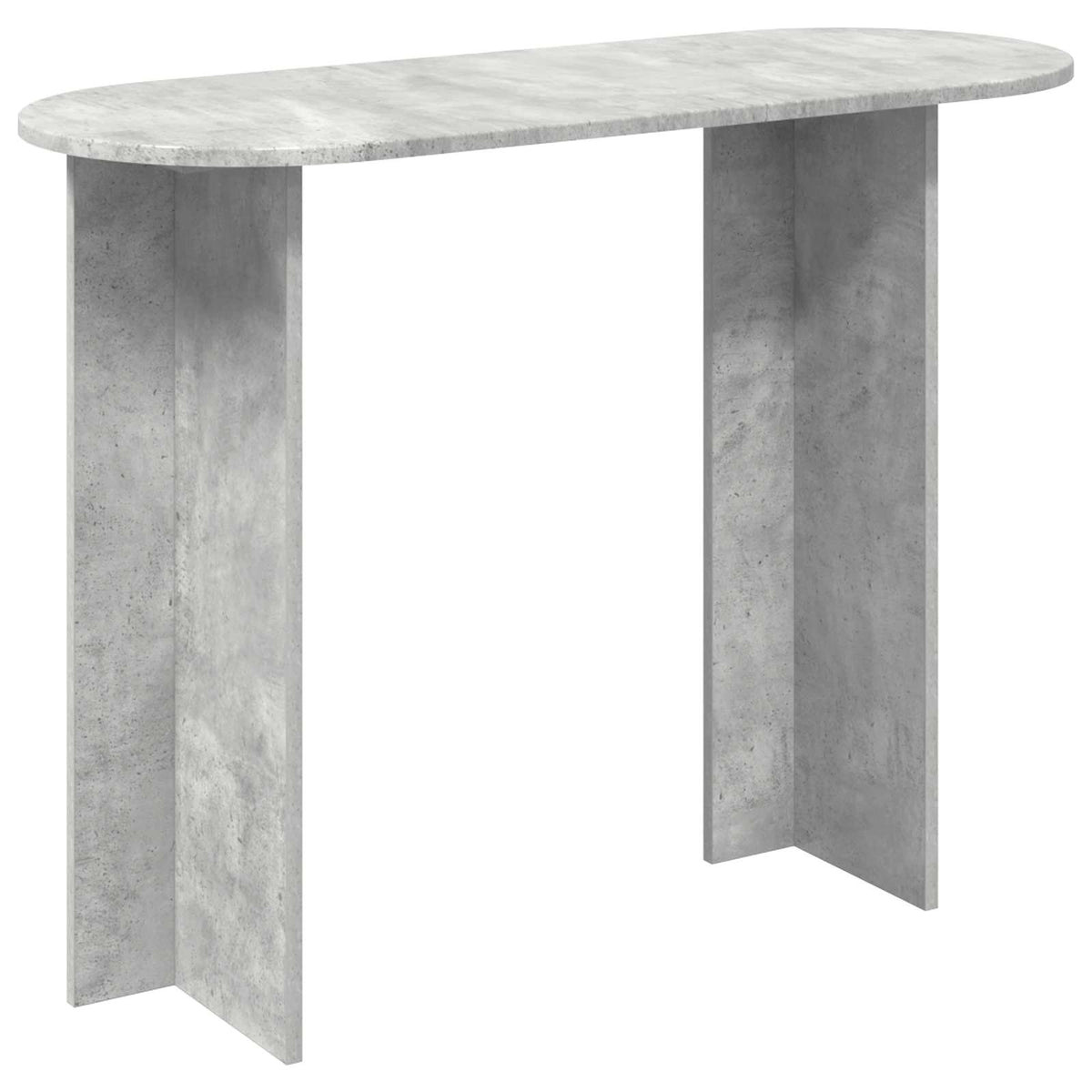 Konzolna stolica s pohranom Betonska siva 100 x 39,5 x 75 cm