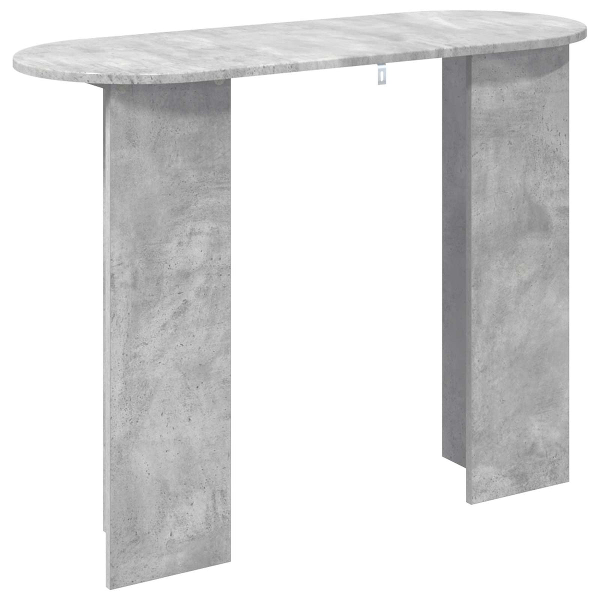 Konzolna stolica s pohranom Betonska siva 100 x 39,5 x 75 cm