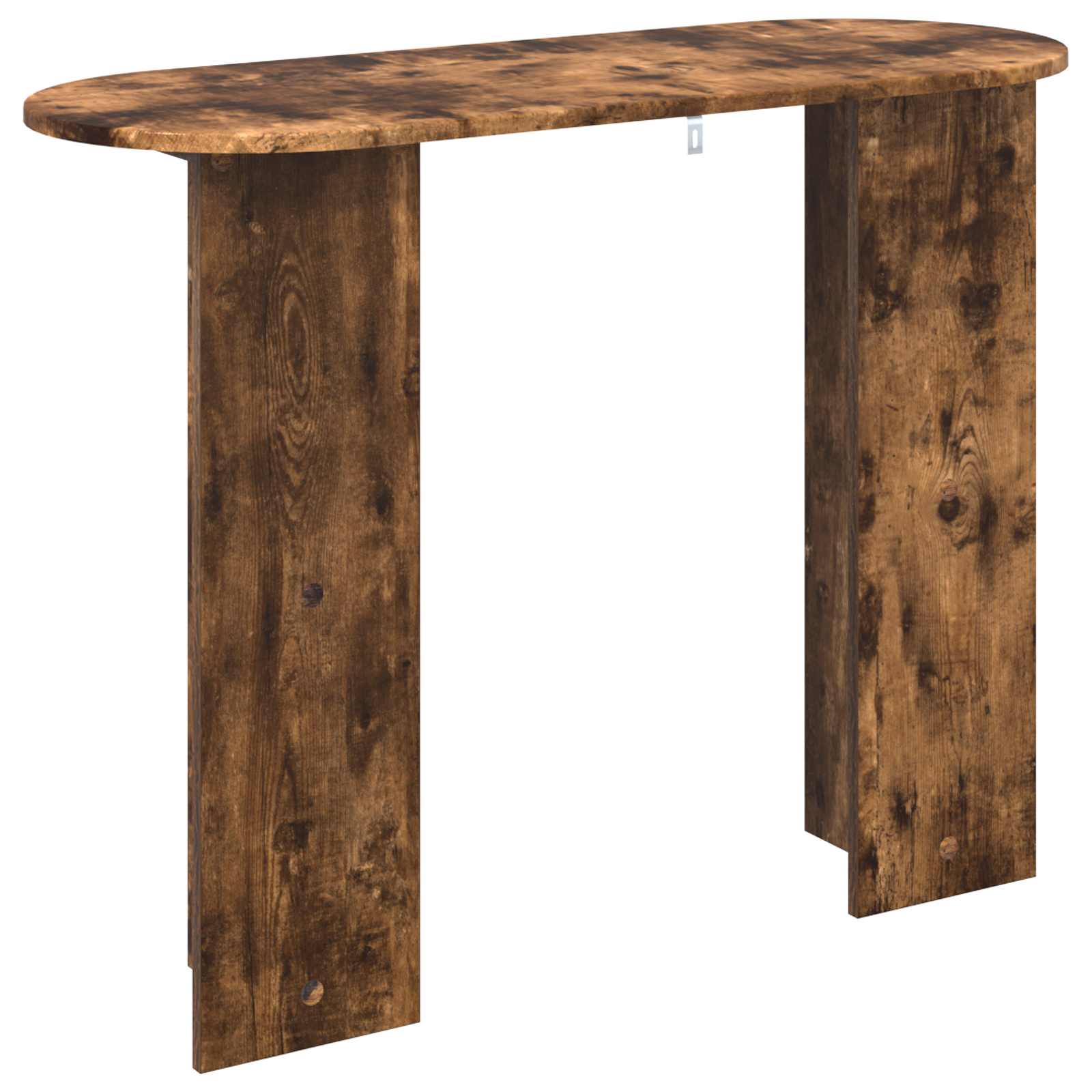 Konzolna stolica s pohranom Dimljeni hrast 100 x 39,5 x 75 cm