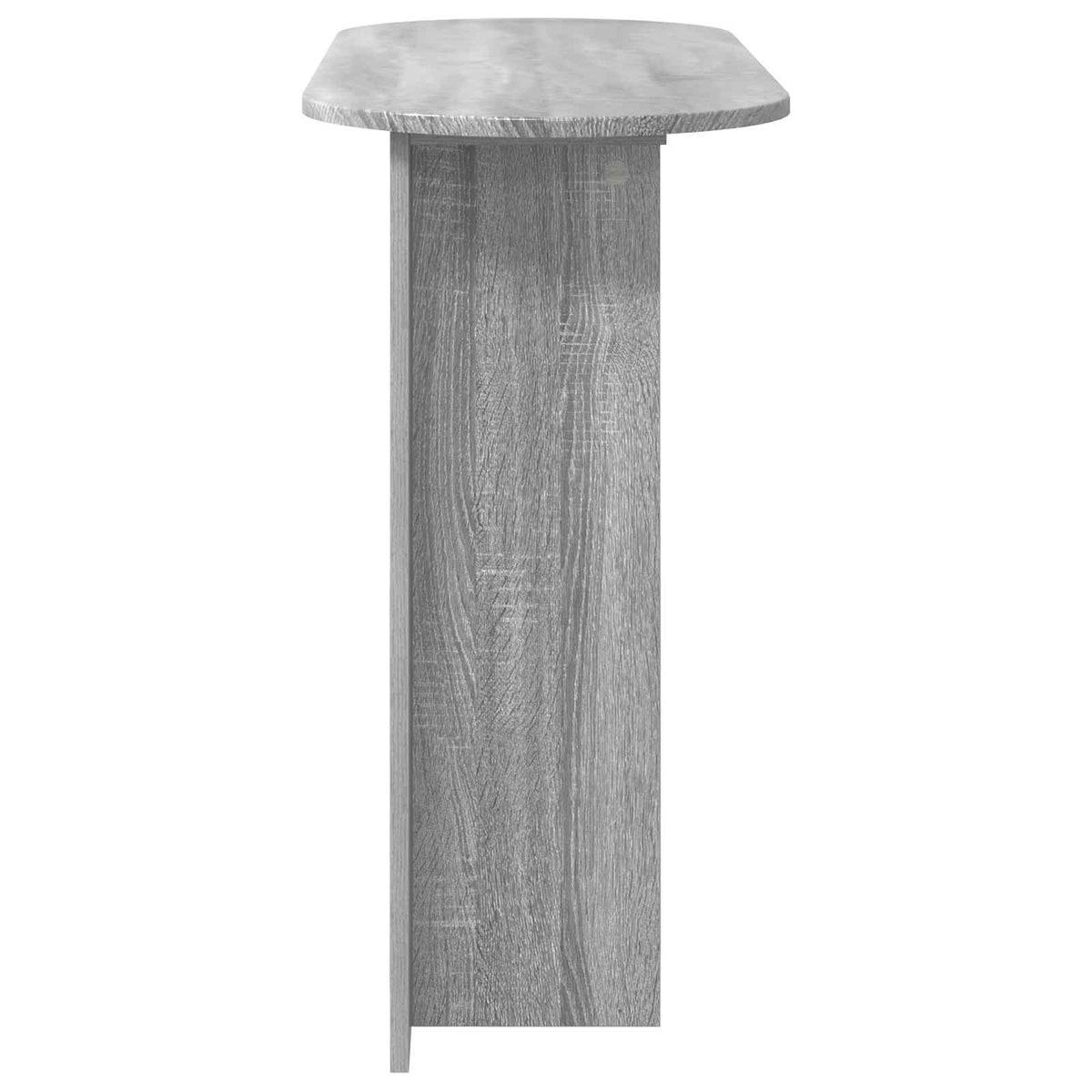 Konzolna stolica s pohranom Siva sonoma 100 x 39,5 x 75 cm