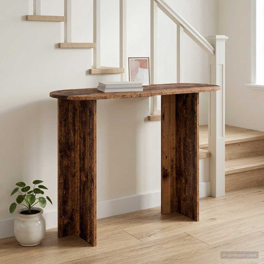 Konzolna stolica s pohranom Staro drvo 100 x 39,5 x 75 cm