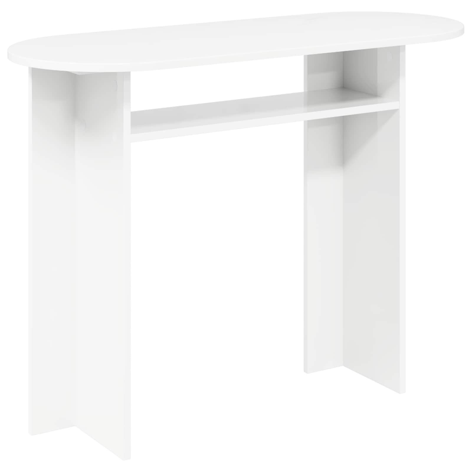Konzolna stolica Bijela 100 x 39,5 x 75 cm Konstruirano drvo