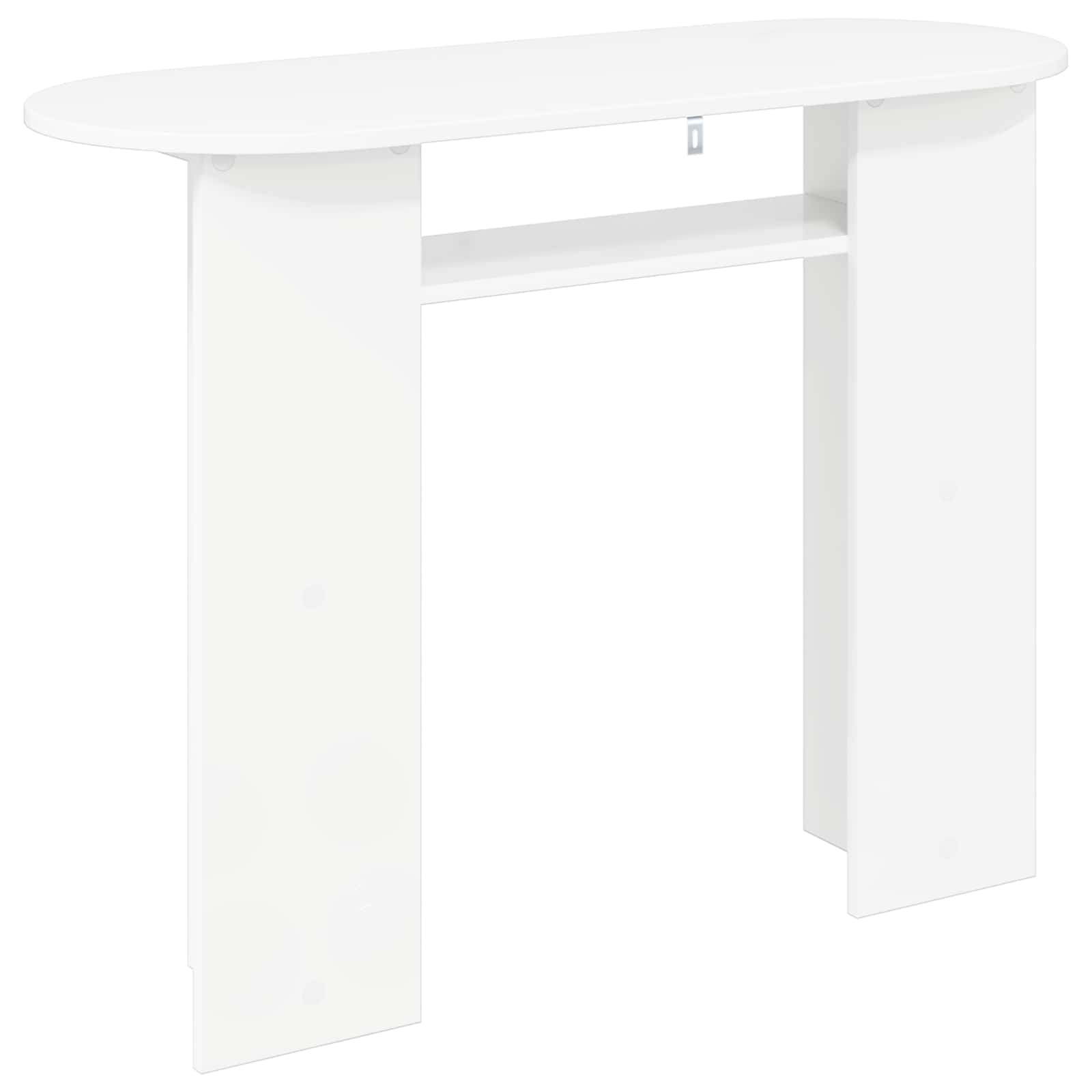 Konzolna stolica Bijela 100 x 39,5 x 75 cm Konstruirano drvo
