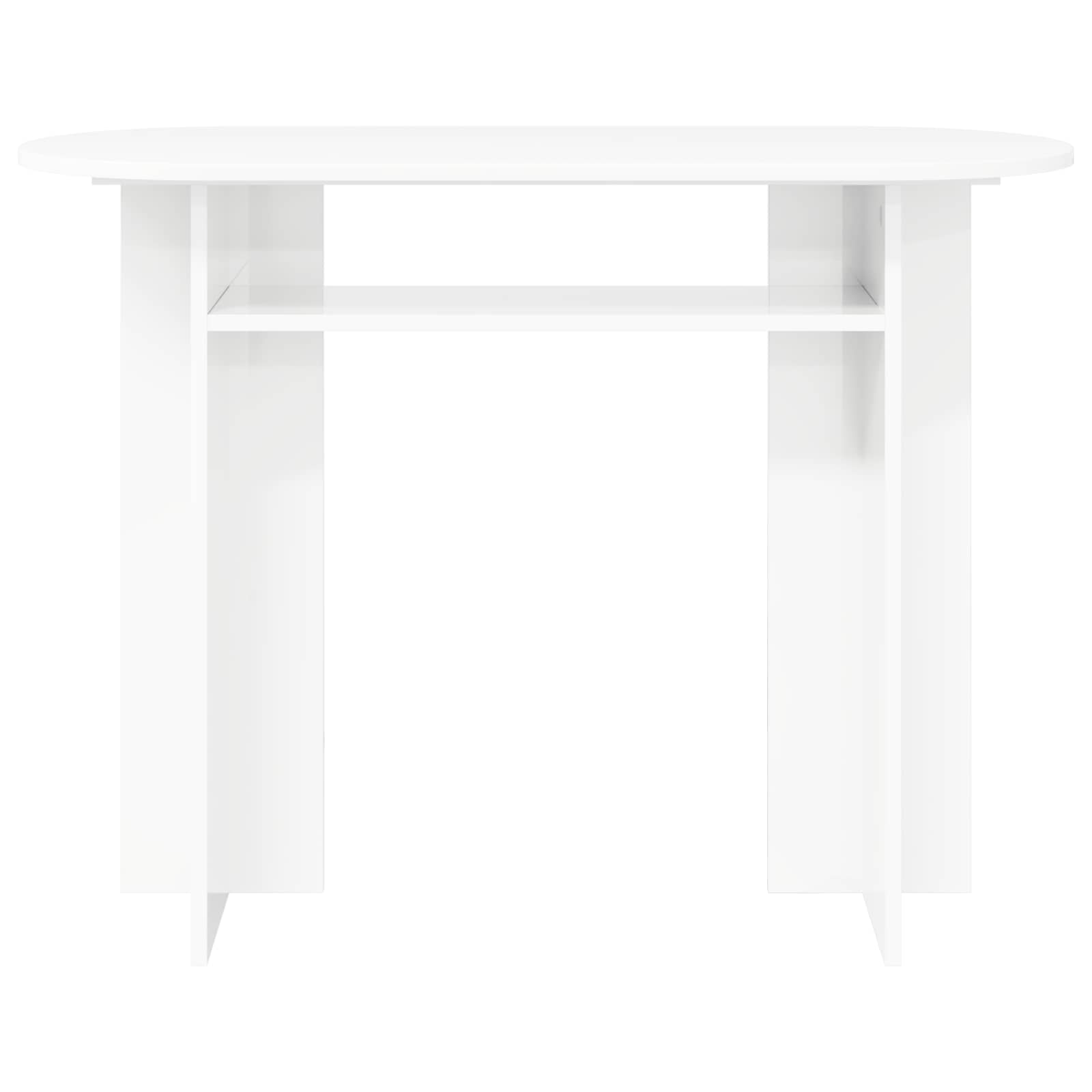 Konzolna stolica Bijela 100 x 39,5 x 75 cm Konstruirano drvo