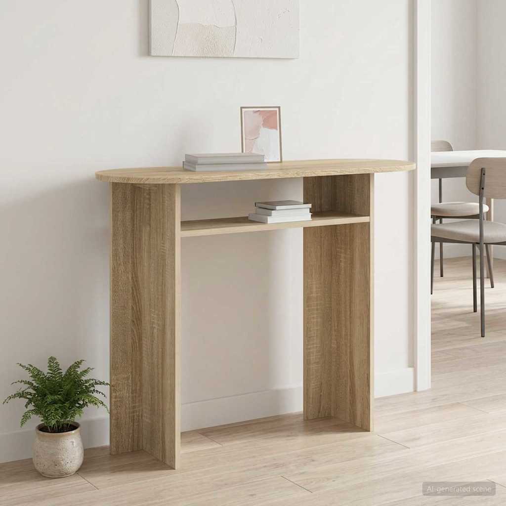 Konzolna stolica s pohranom Hrast sonoma 100 x 39,5 x 75 cm