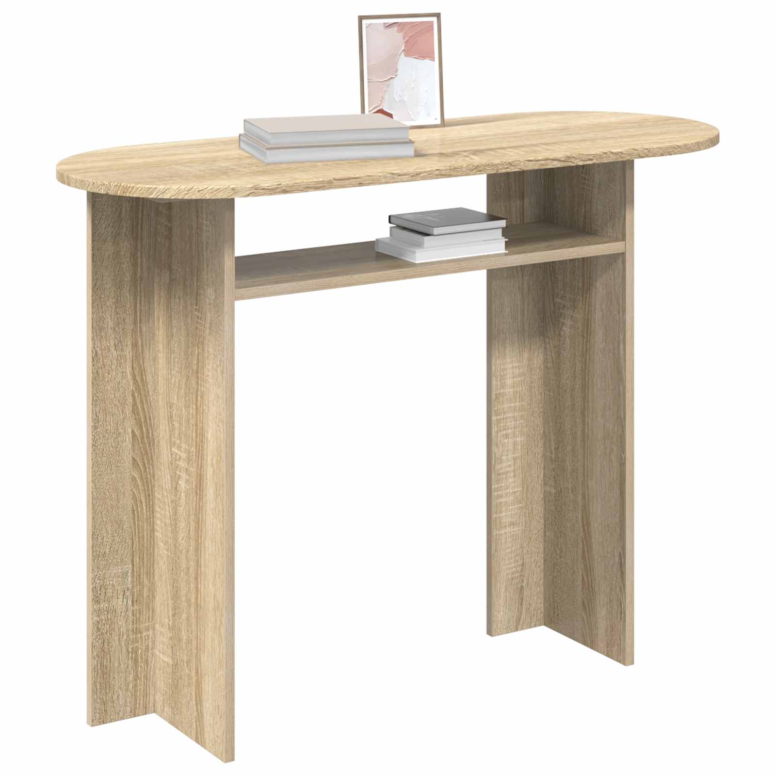 Konzolna stolica s pohranom Hrast sonoma 100 x 39,5 x 75 cm
