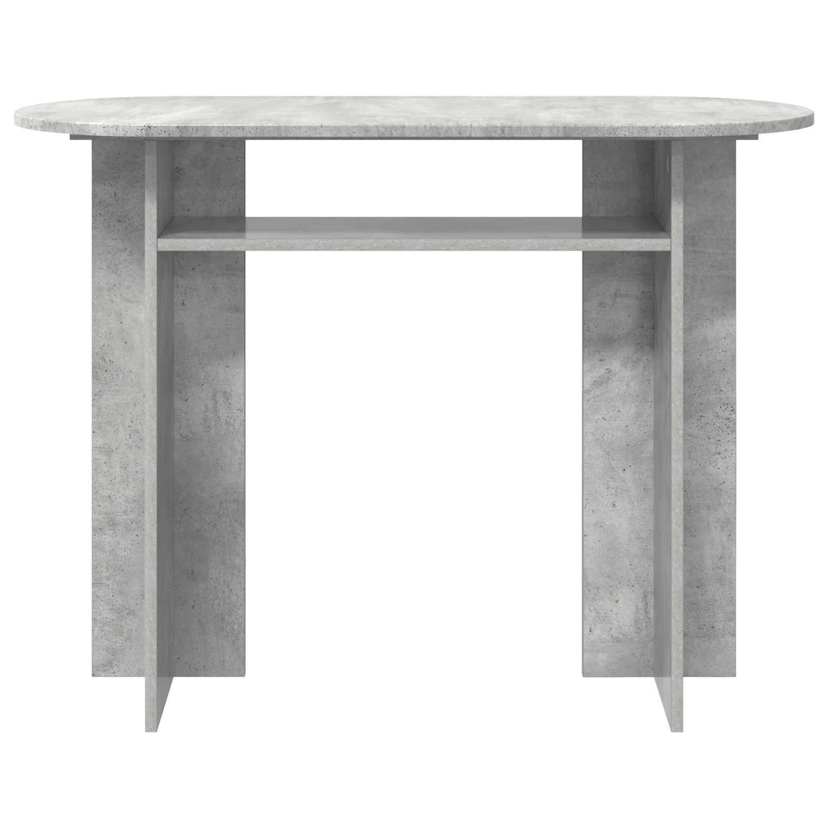 Konzolna stolica s pohranom Betonska siva 100 x 39,5 x 75 cm