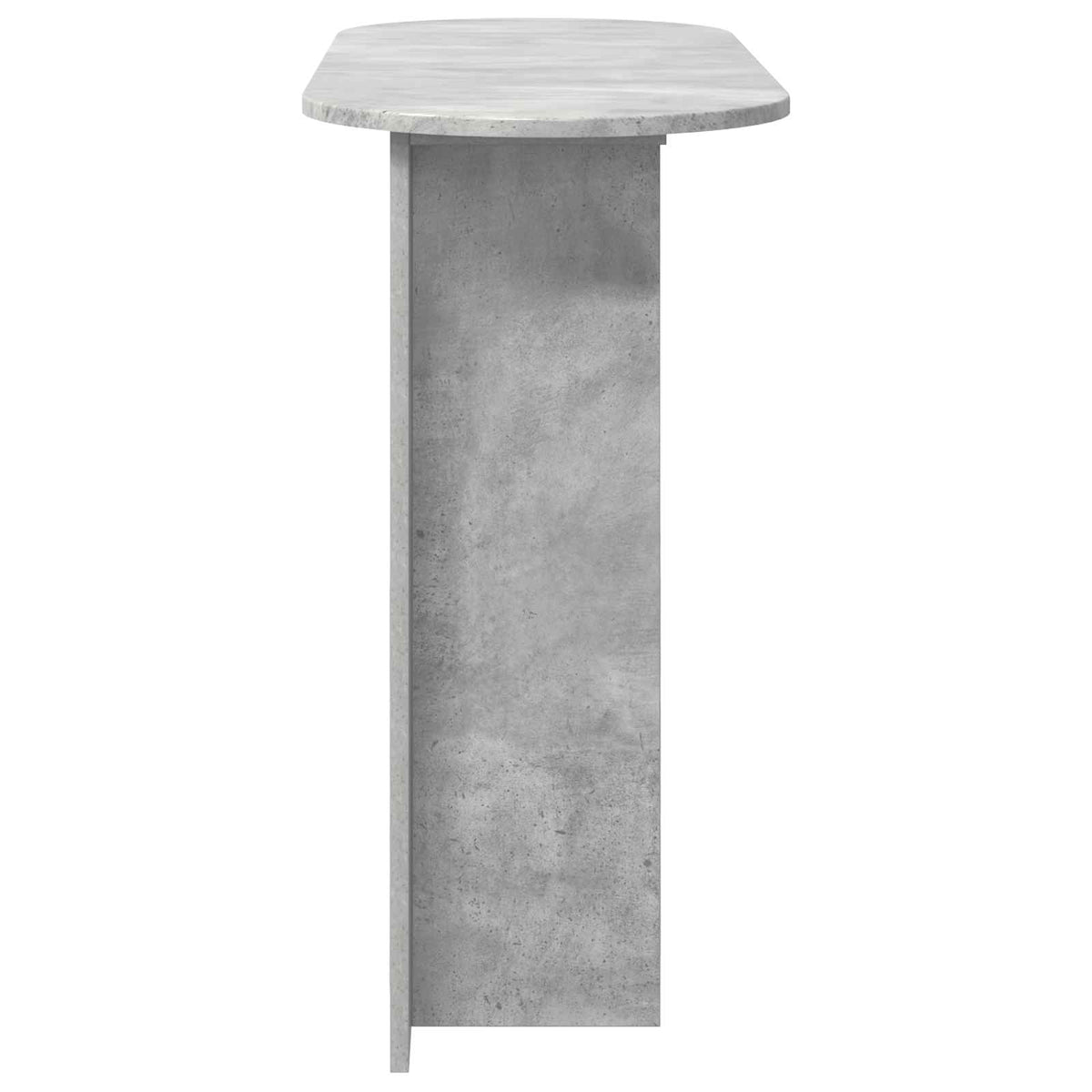 Konzolna stolica s pohranom Betonska siva 100 x 39,5 x 75 cm