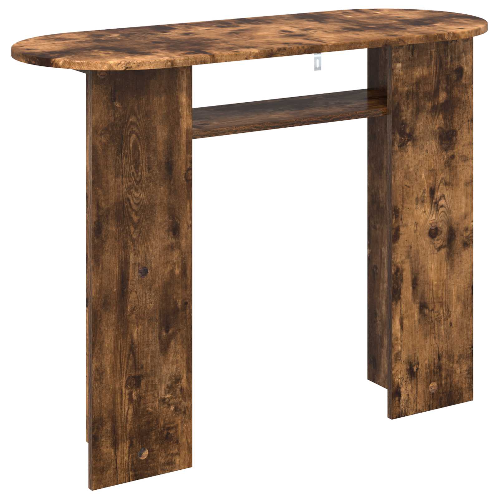 Konzolna stolica s pohranom Dimljeni hrast 100 x 39,5 x 75 cm