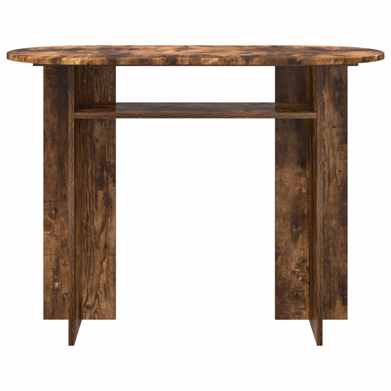 Konzolna stolica s pohranom Dimljeni hrast 100 x 39,5 x 75 cm