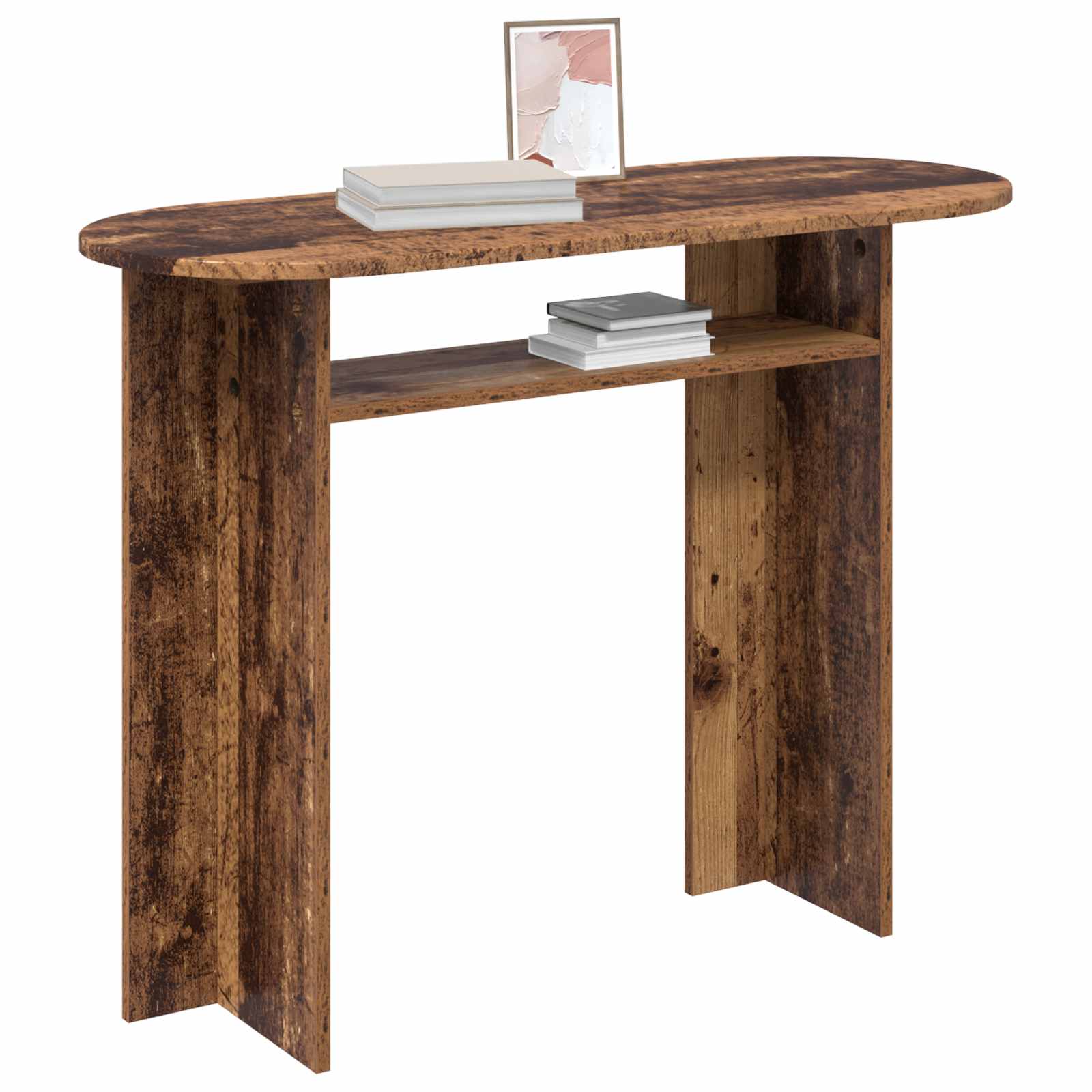 Konzolna stolica s pohranom Staro drvo 100 x 39,5 x 75 cm