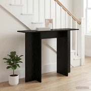 Konzolni stol Crni hrast 100 x 30 x 75 cm Konstruirano drvo