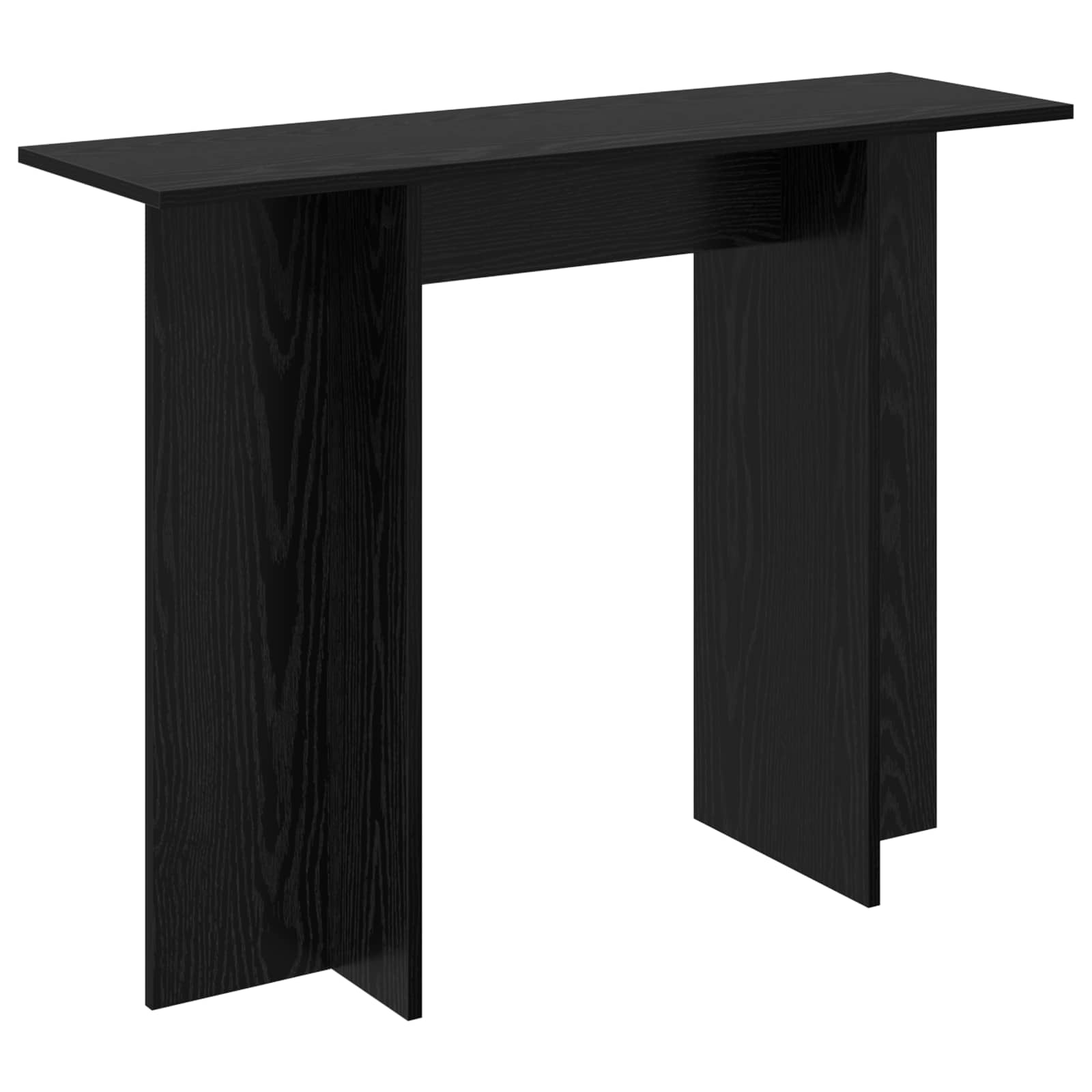 Konzolni stol Crni hrast 100 x 30 x 75 cm Konstruirano drvo