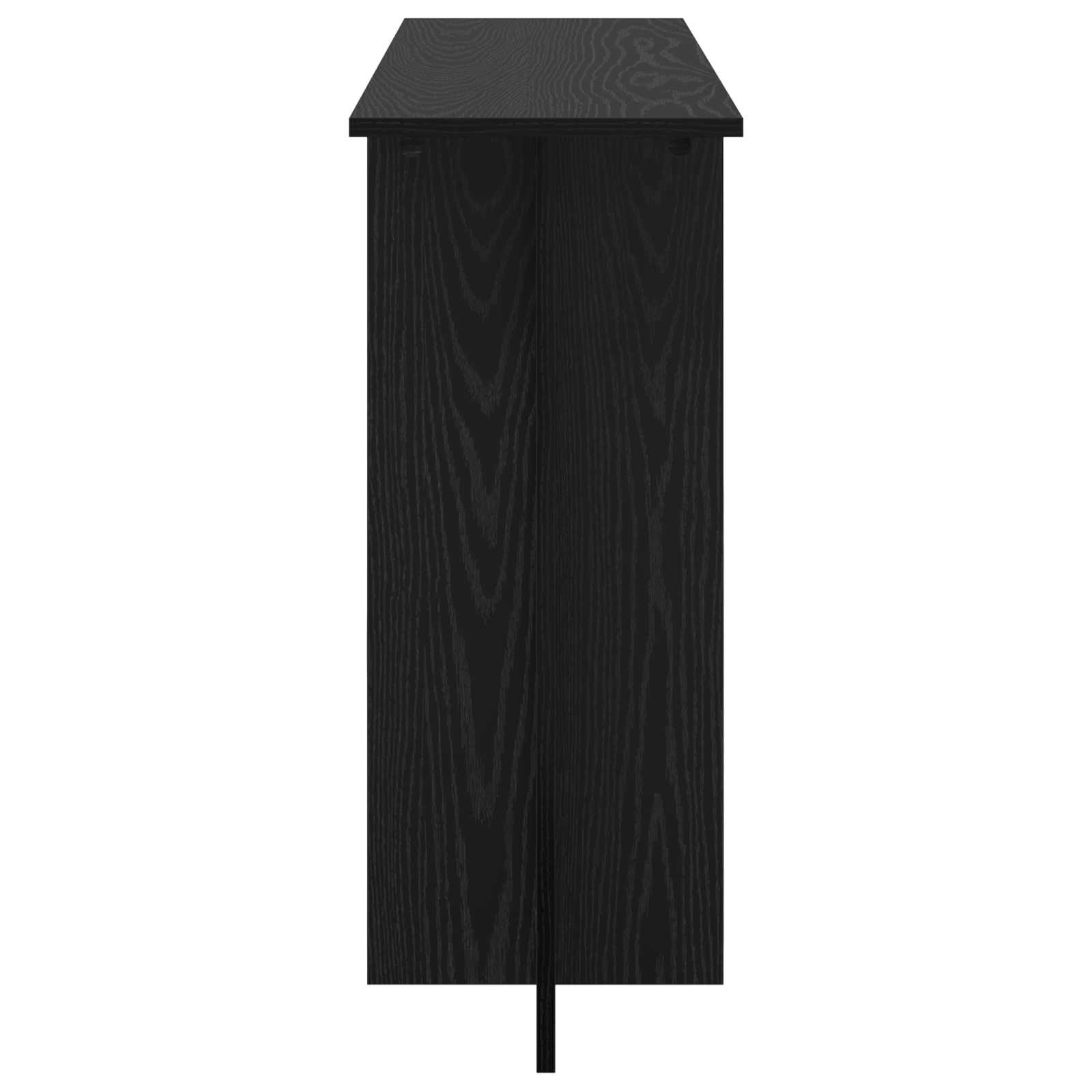 Konzolni stol Crni hrast 100 x 30 x 75 cm Konstruirano drvo