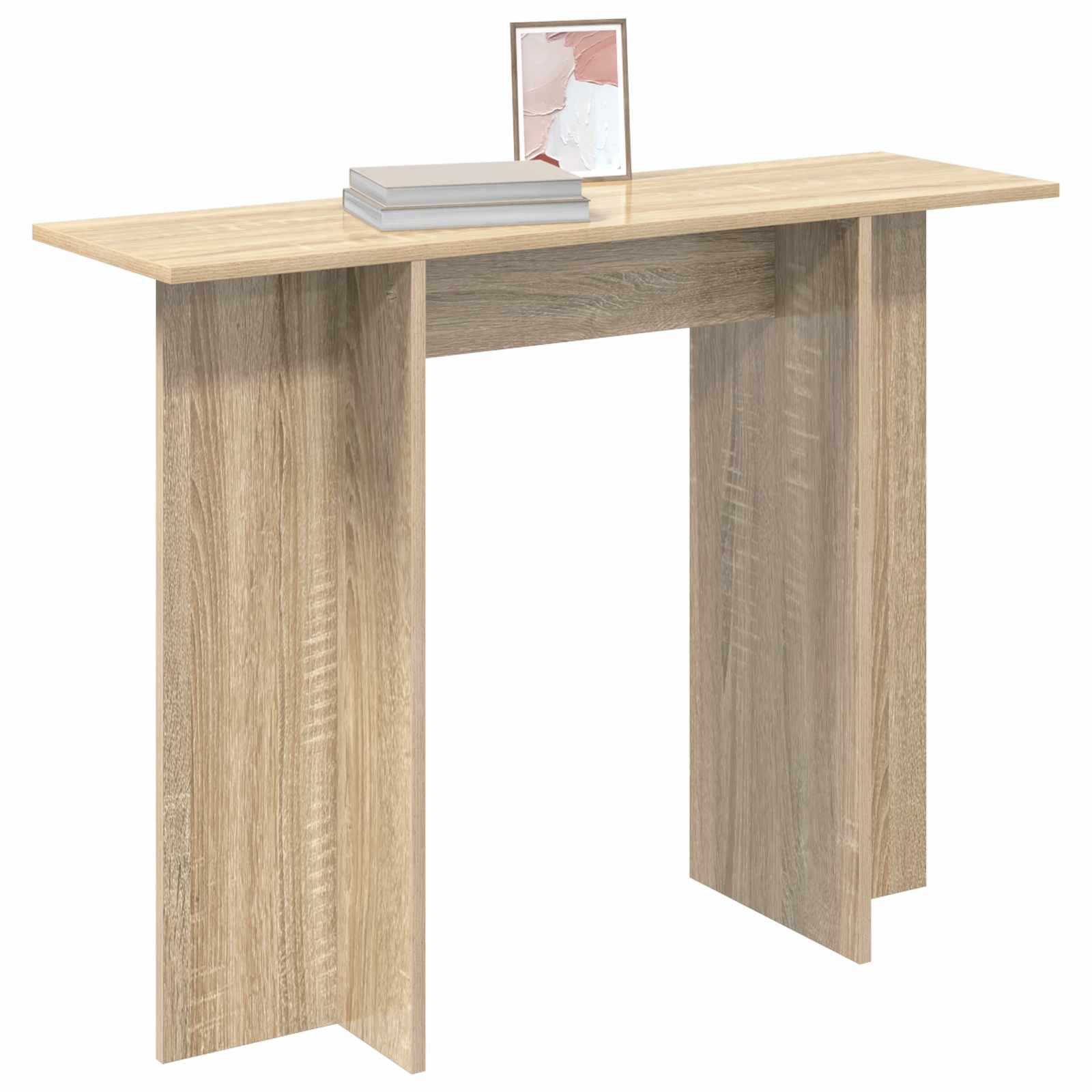 Konzolni stol Hrast sonoma 100 x 30 x 75 cm Konstruirano drvo