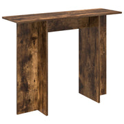 Konzolni stol Dimljeni Hrast 100 x 30 x 75 cm Konstruirano drvo