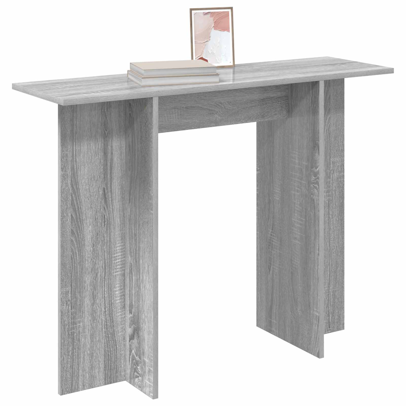 Konzolni stol Siva sonoma 100 x 30 x 75 cm Konstruirano drvo