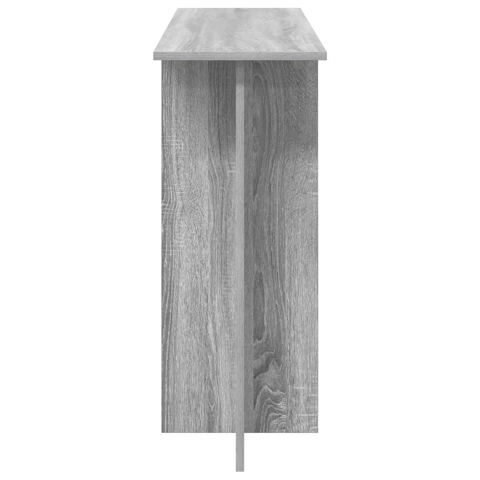 Konzolni stol Siva sonoma 100 x 30 x 75 cm Konstruirano drvo