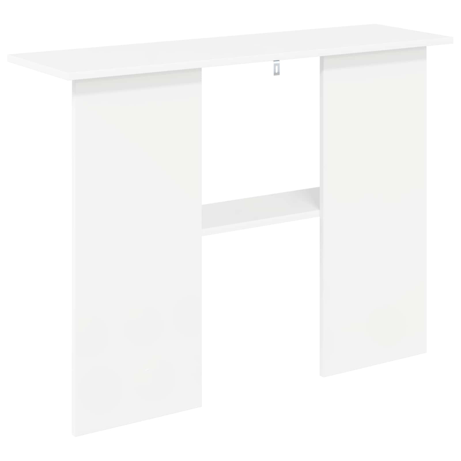 Konzolna stolica Bijela 100 x 30 x 75 cm Konstruirano drvo